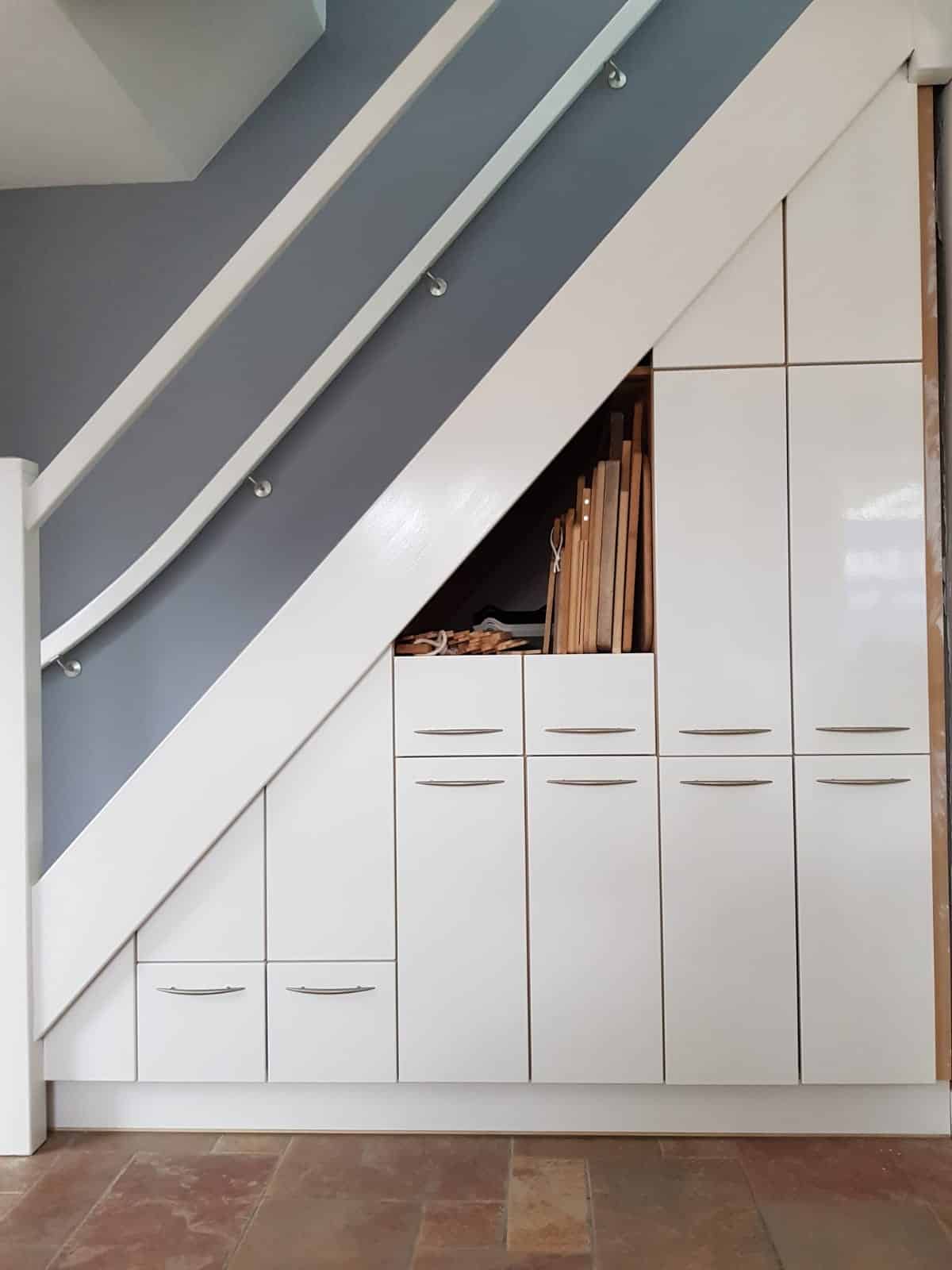 Einbauschrank in weiß