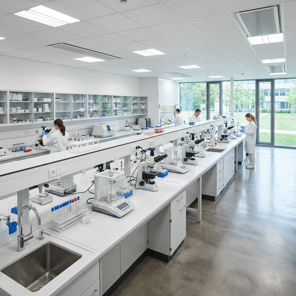 Foto von einem Labor