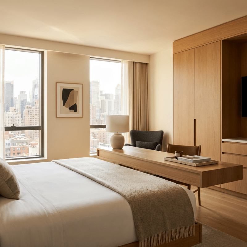 Modernes Hotelzimmer