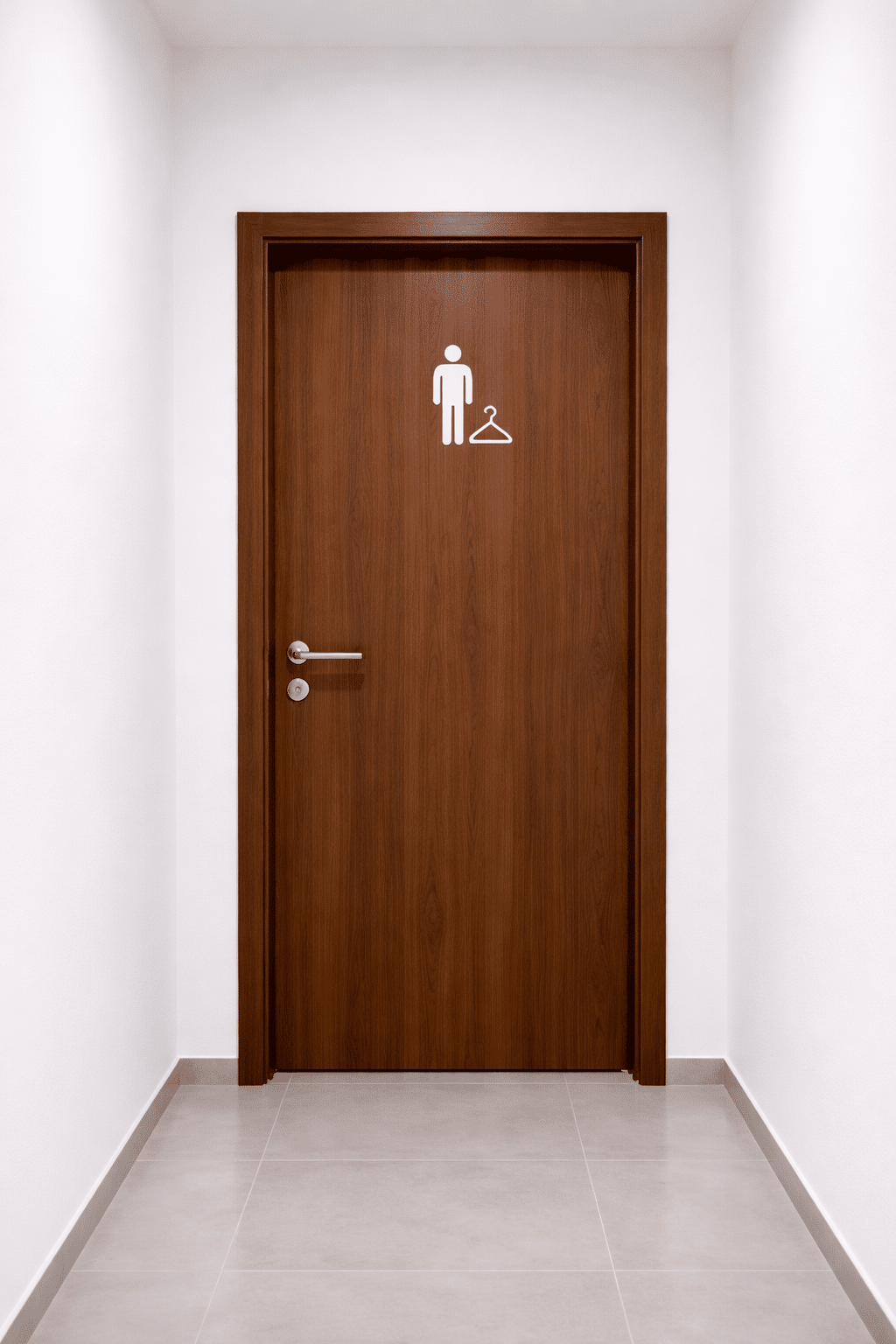 Alte Tür zur Umkleide